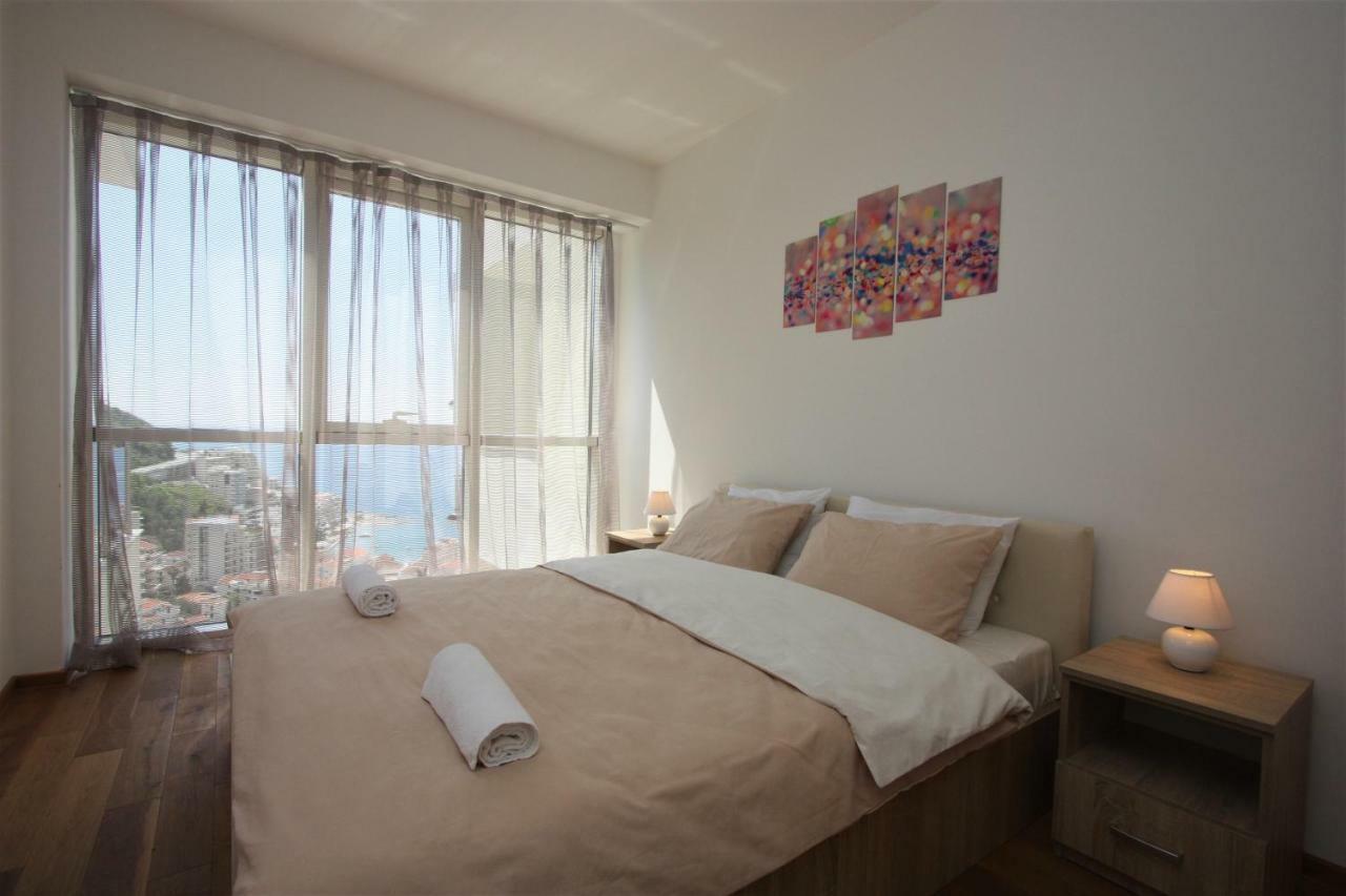 Amazing Sea View Apartment Zatvoren Budva Luaran gambar