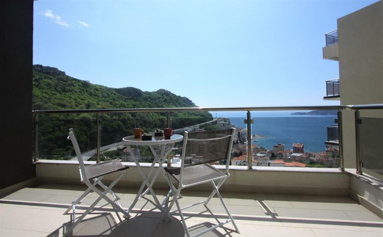 Amazing Sea View Apartment Zatvoren Budva Luaran gambar