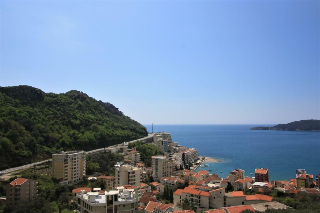 Amazing Sea View Apartment Zatvoren Budva Luaran gambar